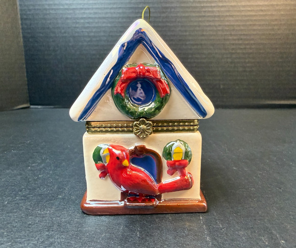 Mr. Christmas Other - Mr. Christmas Music Box Bird House Animated Ornament Plays "Jingle Bells"